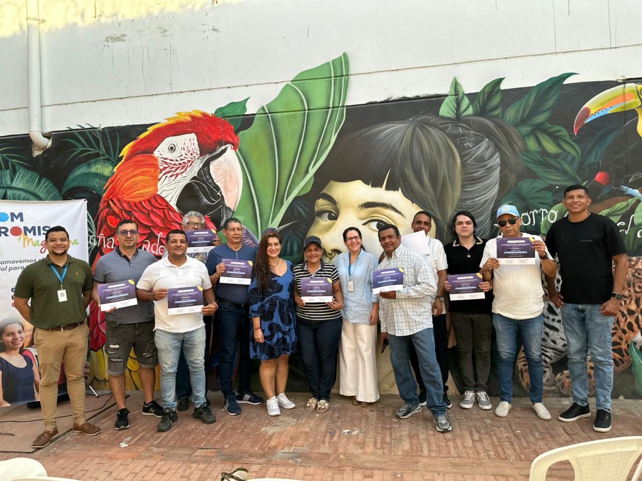 Pro Santa Marta Vital y la Corporación Centro Histórico formaron a 25 veedores del Centro Histórico en mecanismos de participación ciudadana